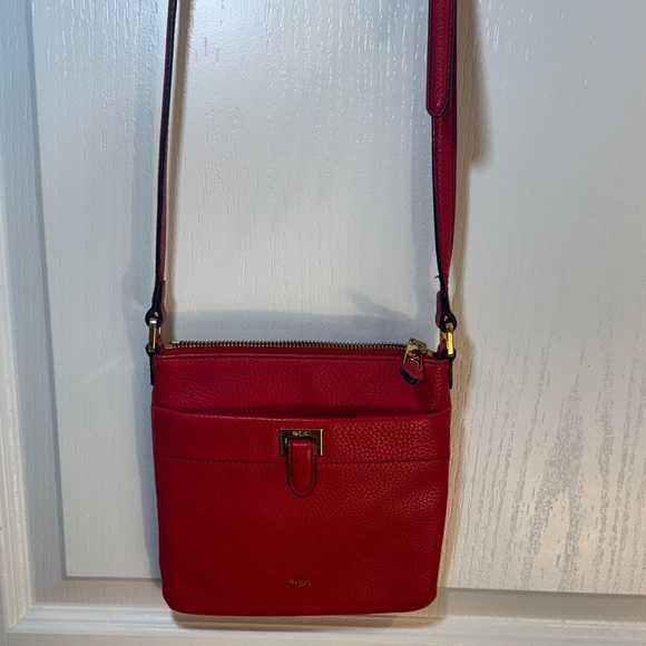 Lauren Ralph Lauren Handbags - Lauren Ralph Lauren Red Crossbody Bag
